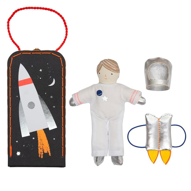 Astronaut Mini Suitcase Doll - dress-up.gr