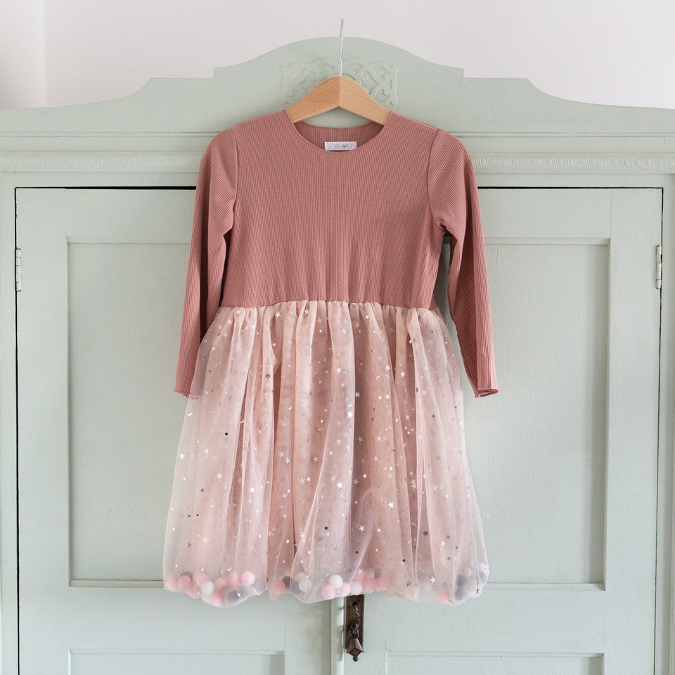 Pink Pom Pom Dress